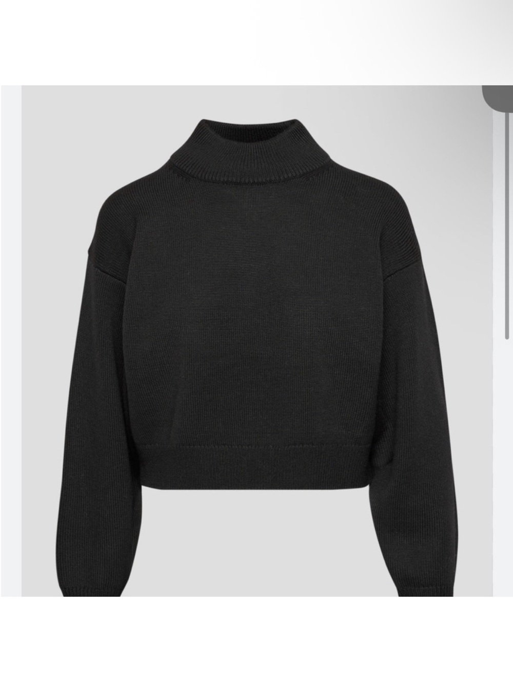 Aritzia Wilfred Harper mock neck cashmere sweater